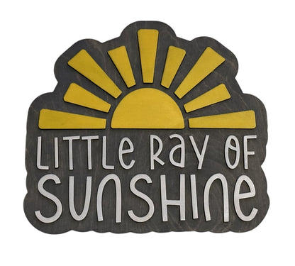 Little Ray of Sunshine Nursery Sign