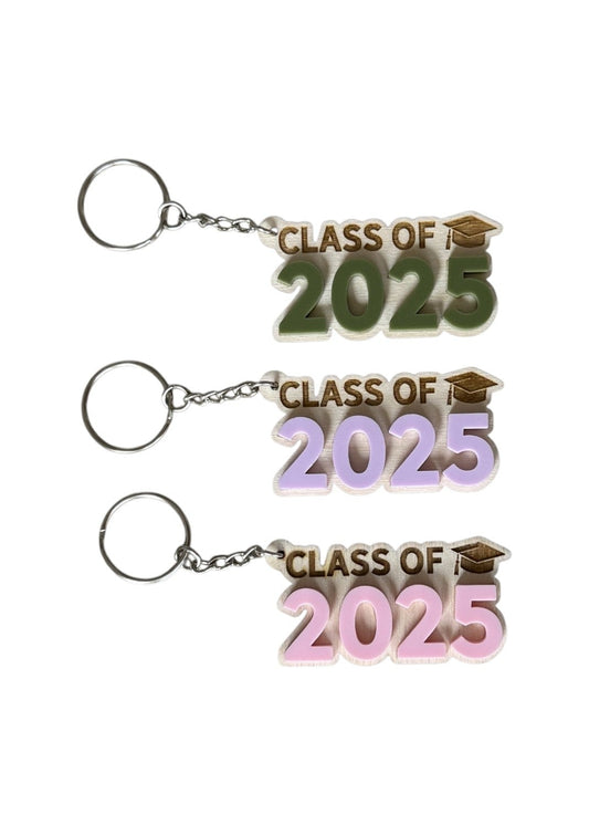 Class of 2025 Graduation Keychain