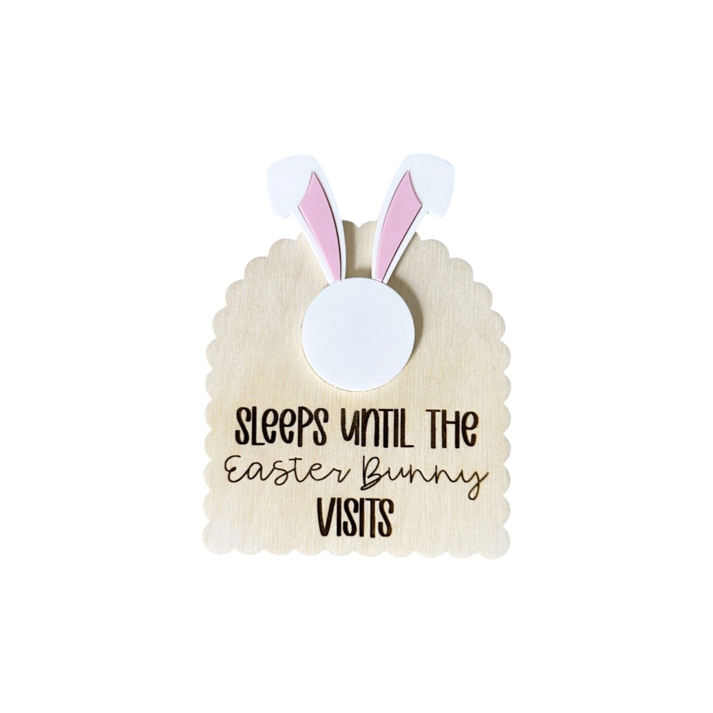 Easter Countdown Dry Erase Magnet - Reusable Wood Engraved Sign