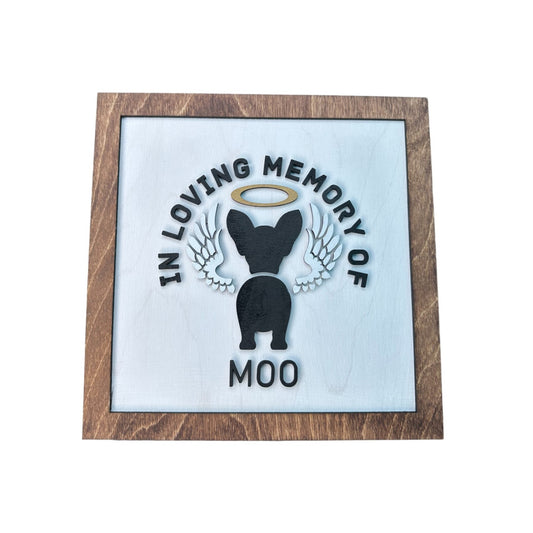 Dog Memorial Plaque