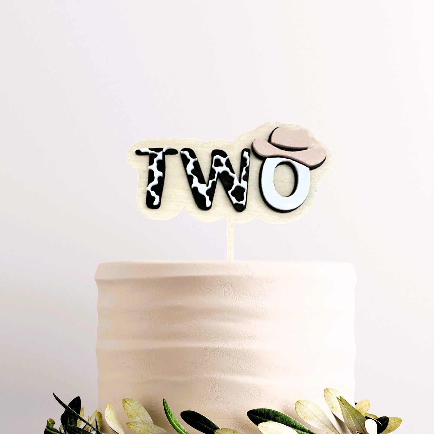 Cowboy Cowgirl Cake Toppers Wood & Acrylic