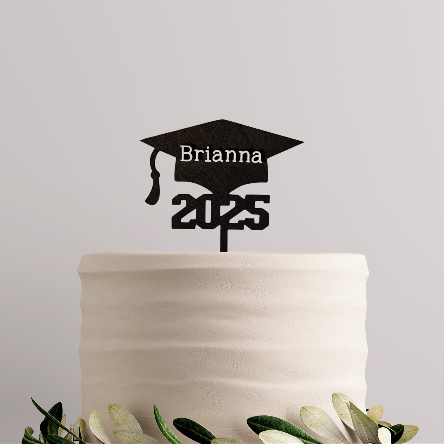 Personalized Class of 2025 Cake Topper Graduation Decoration