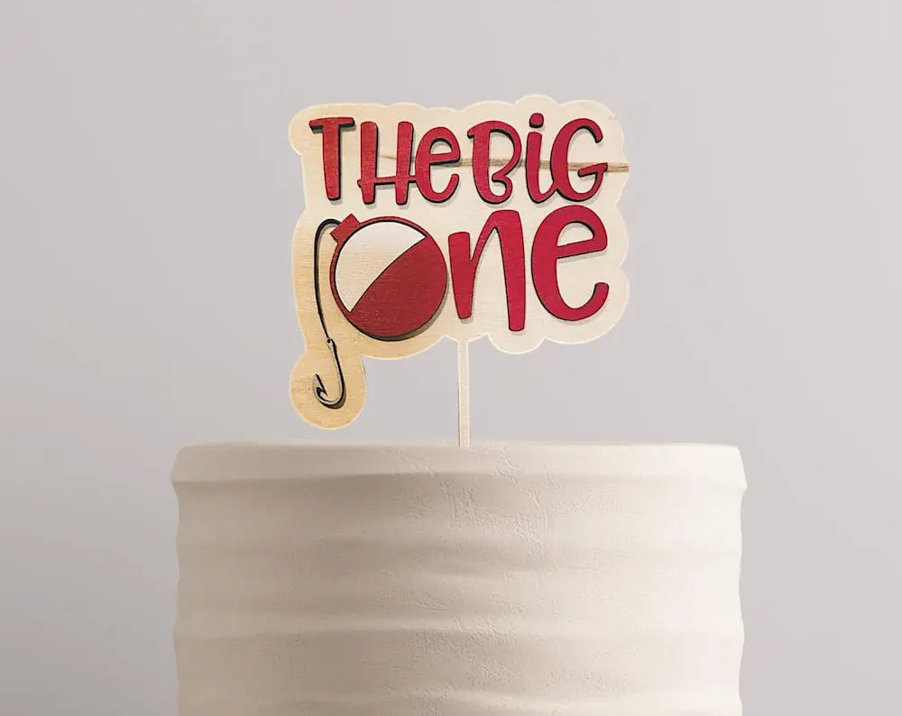 The Big One Cake Topper