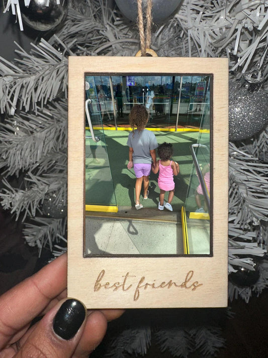 Personalized Photo Frame Ornament