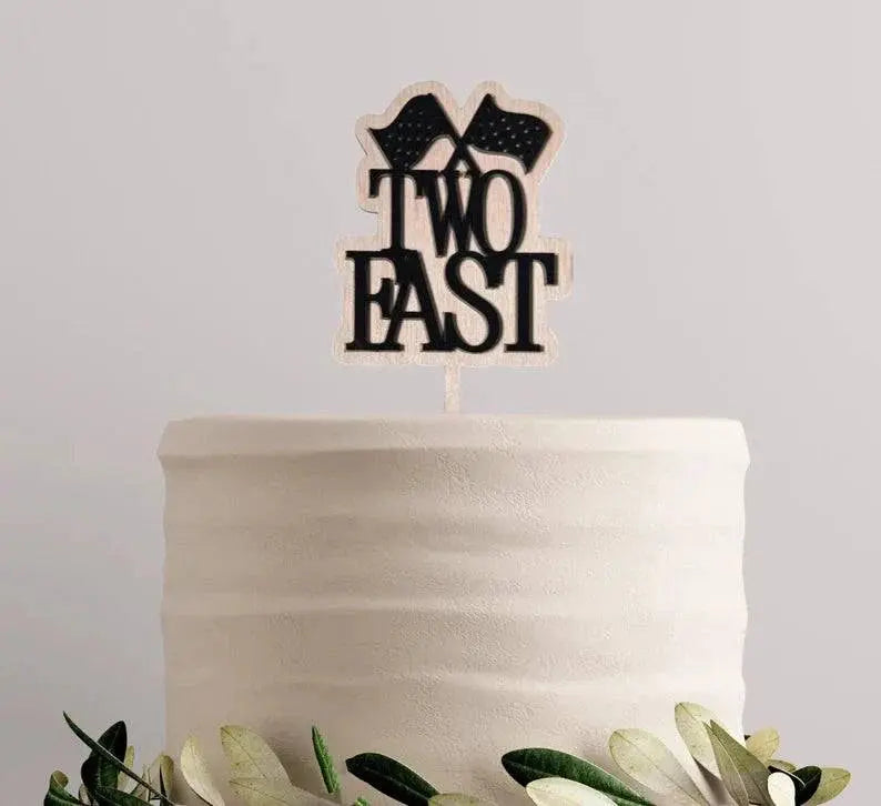 Two Fast Cake Topper