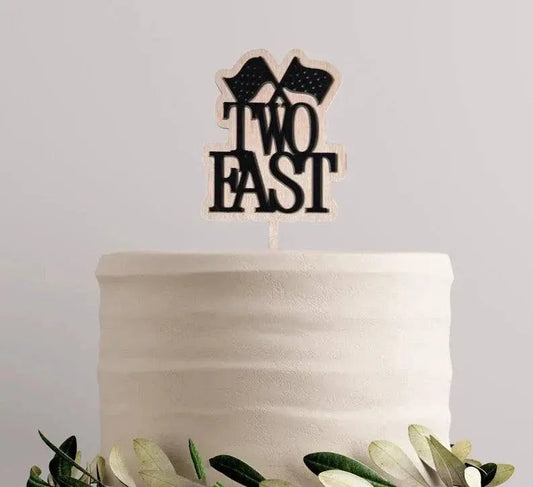 Two Fast Cake Topper