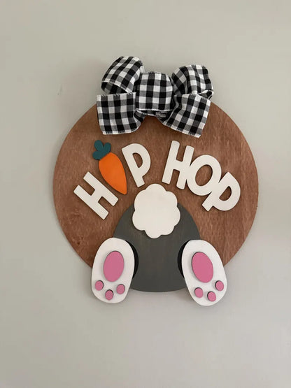 Rustic Easter Bunny Wall Art